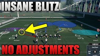 EASY 4-MAN BLITZ WITH NO ADJUSTMENTS | BEST DEFENSE IN MADDEN | Madden 18 Defense