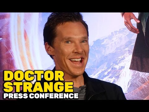 "Doctor Strange" FULL press conference with Benedict Cumberbatch, Tilda Swinton, Mads Mikkelsen