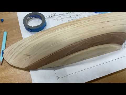 Haven 12 1/2 Half Hull Model - Fixing my Mistakes - Part 2