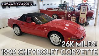 1992 Chevrolet Corvette Convertible 26K mi. | Cruisin Classics