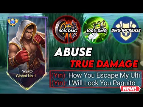 THIS PAQUITO FULL DAMAGE BUILD MADE ENEMIES CRY😭~MLBB PAQUITO GAMEPLAY 🔥🔥. 
