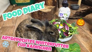 artgerechtes Winterfutter für Kaninchen | Food Diary