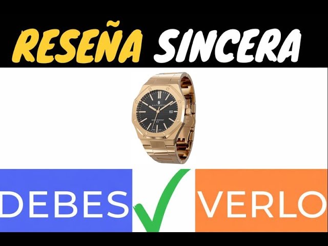 Vídeo relacionado con SAPPHERO Reloj Hombre de Cuarzo 30M Impermeable de Negocios Casual Relojes de Pulsera de Acero Inoxidable Regalo para Hombre
