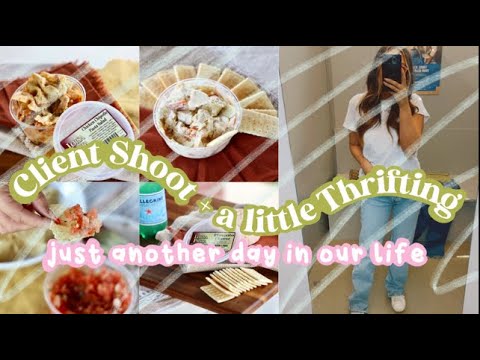 MORE THRIFTING + CLIENT SHOOT ✨ VLOG ✨ 5/27/21