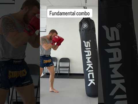 Fundamental combination for kickboxing or Muay Thai #kickboxing #mma #muaythai #martialarts