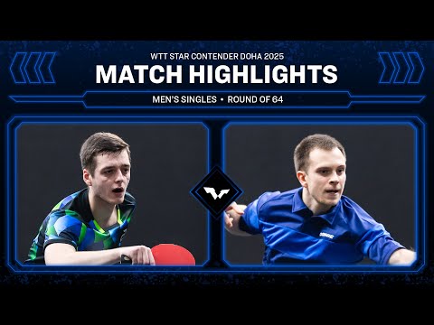 Thibault Poret vs Vladimir Sidorenko | MS R64 | WTT Star Contender Doha 2026