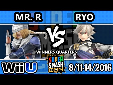 SSC 2016 SSB4 - Mr. R (Sheik) Vs. Noble | Ryo (Corrin, Ike) - Smash 4 - Smash Wii U
