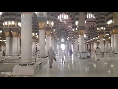 inside view of masjid e nabawi...