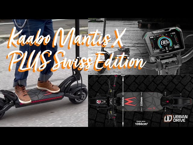 Video teaser for Kaabo Mantis X PLUS Swiss Edition Maximaler Komfort trifft Fahrspaß!