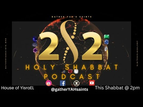 Holy Shabbat Podcast: 1st year, 3rd month, 6th day