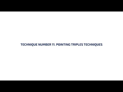 Pointing triples techniques 11/14 — Escape Sudoku #sudoku #sudokuforbeginners