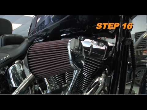 K&N air intake for Harley Davidson Softail Motorcycles