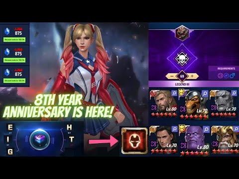 8TH YEAR ANNIVERSARY EVENTS!! THANOS & THOR VS ULTRON STAGE 69! - Marvel Future Fight