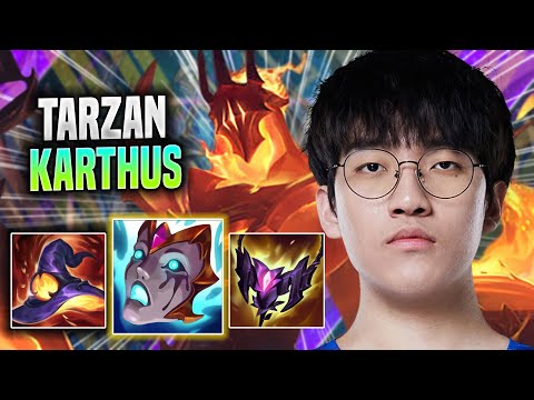 TARZAN DOMINATING KARTHUS WITH NEW BUFFS! - LNG Tarzan Plays Karthus JUNGLE vs Graves! | Season 2022
