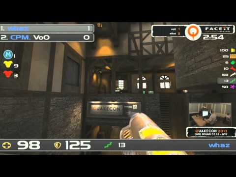 QuakeCon 2013 Bracket Stage RO16 VoO vs whaz (map 2 of 2 cure)