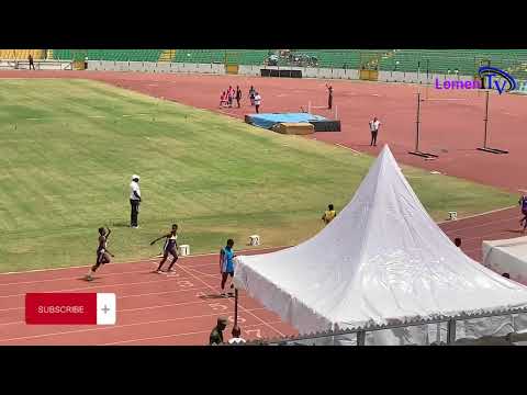 Girls 4x200m. Heat 1. Zone 3. Ashanti Region Inter-Co. 2024.