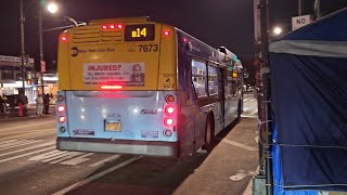 2018 New Flyer Industries XD40 #7673 as B14 - Spring Creek | Stanley Avenue 
