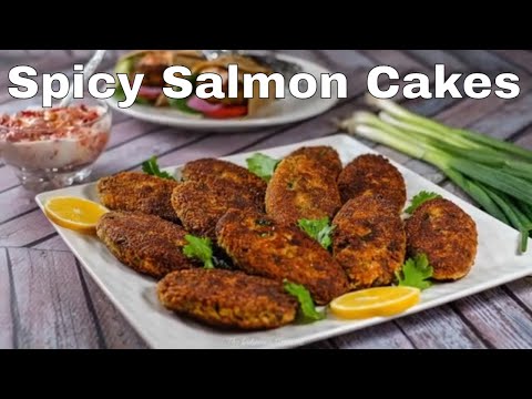 Spicy Fish Cakes | Salmon Patties | Fish Kabab