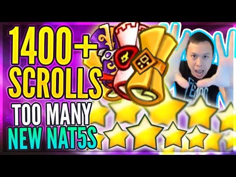 27 Legendary 1,400+ Mystic Scrolls! - BRAND NEW NAT 5 Lightnings! - Summoners War
