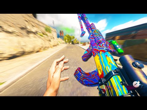 the max damage AK47 shreds on rebirth island