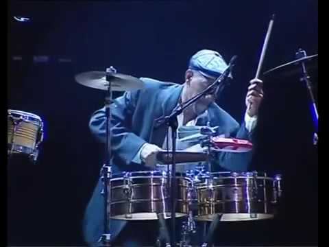 Timbal solo de "Betún", con "El Panga" en la tumbadora