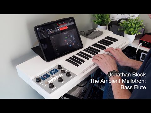 The Ambient Mellotron: Mellotron M4000D Bass Flute Improv, with GarageBand, Virsyn, Spatializer