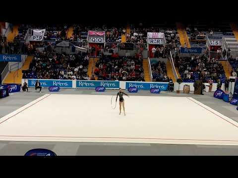 GR Championnat France Reims 2020 Mathilde Lartigue Nat A 18 + Cerceau