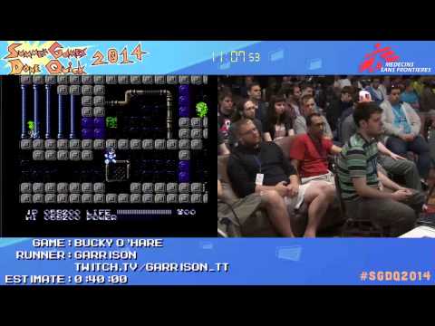 SGDQ 2014 | Bucky O'Hare (NES) Speedrun (31:12) by Garrison