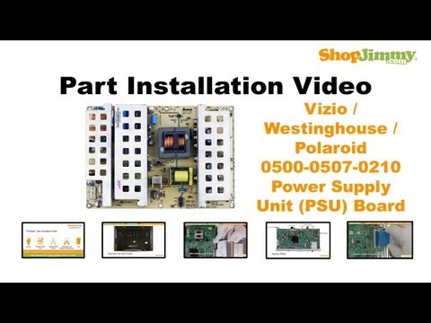 TV Part Number Identification Guide for Vizio Power Supply Unit PSU Boards LCD LED Plasma TVs