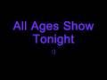 All Ages Show Tonight - Against All Authority