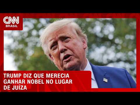 Trump diz que Noruega está “manchada” por não lhe conceder Nobel da Paz | CNN AGORA