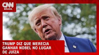 Vídeo: Trump diz que Noruega está "manchada" por não lhe conceder Nobel da Paz | CNN AGORA