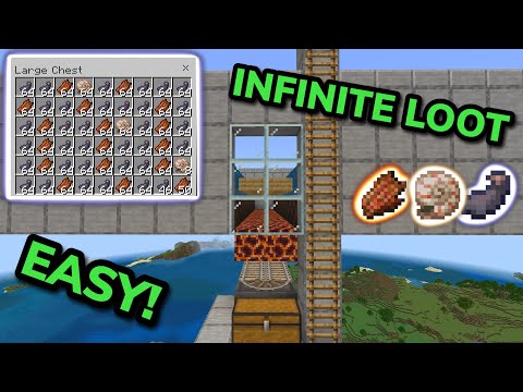 SIMPLE 1.20 SQUID AND DROWNED FARM TUTORIAL in Minecraft Bedrock (MCPE/Xbox/PS/Nintendo Switch/PC)