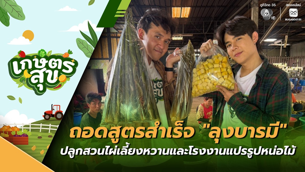 เกษตรสุข EP.33 | ถอดสูตรสำเร็จ "ลุงบารมี" ปลูกสวนไผ่เลี?