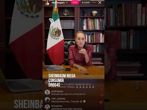 Sheinbaum niega consumir y responde a Anabel Hernández 🌿❌