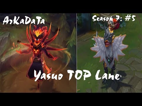 ArKaDaTa Yasuo TOP - Yasuo vs Kled Gameplay  Stream Season 7