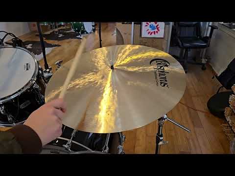 (SOLD) Cymbals - Bosphorus 22" Traditional Medium Ride