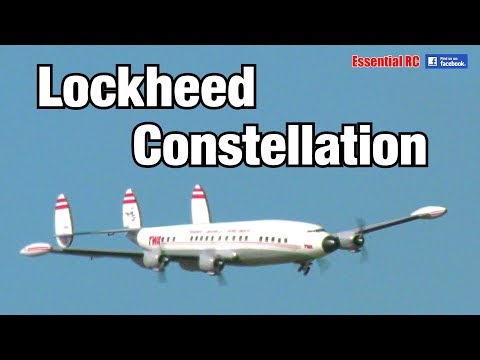 SUPER SCALE Electric RC LOCKHEED CONSTELLATION Airliner