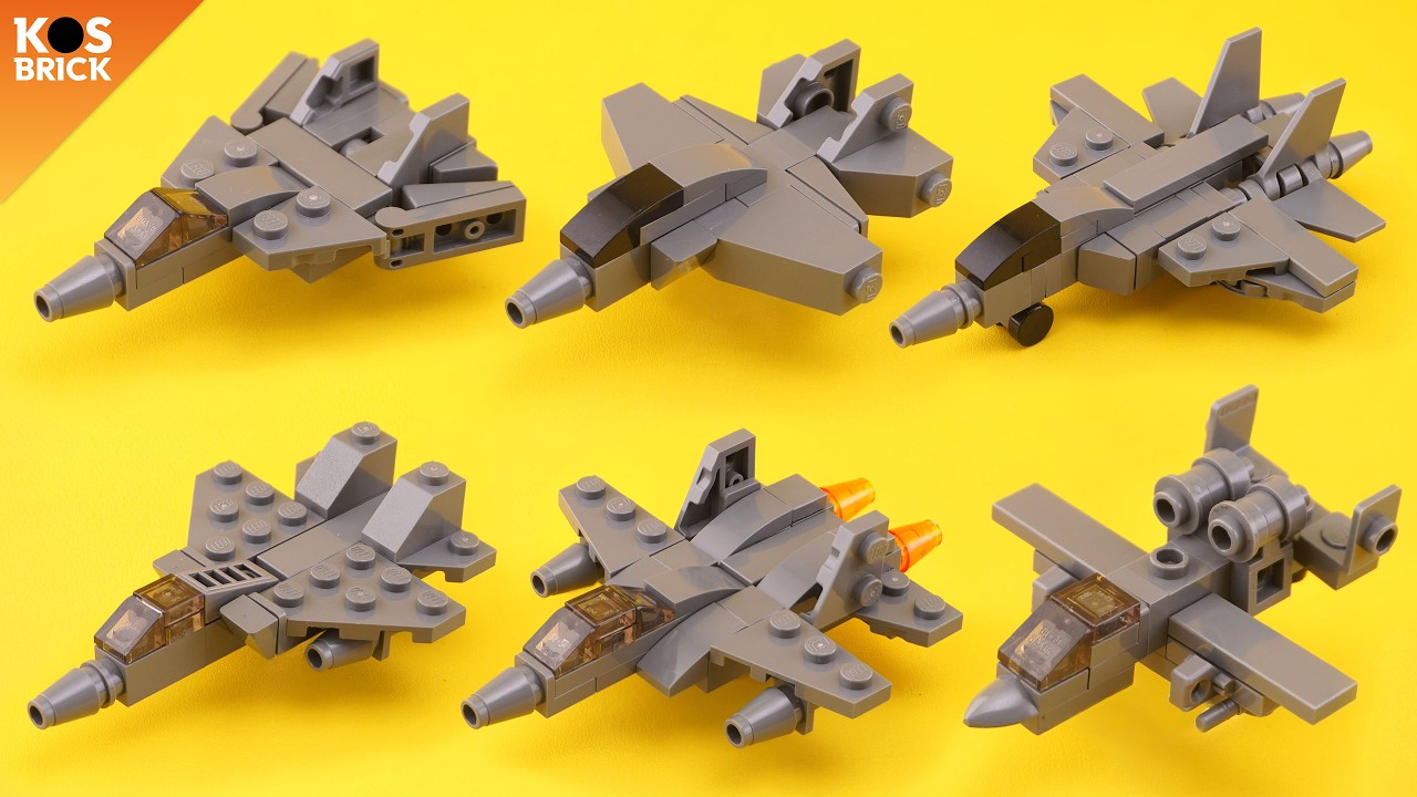 Lego Military Jets (Tutorial)