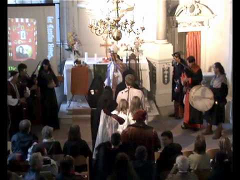 Einzug der Spielleute zum Dieskauer Schlossfest