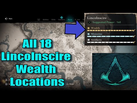 Assassin's Creed Valhalla All Lincolnscire Wealth Locations guide