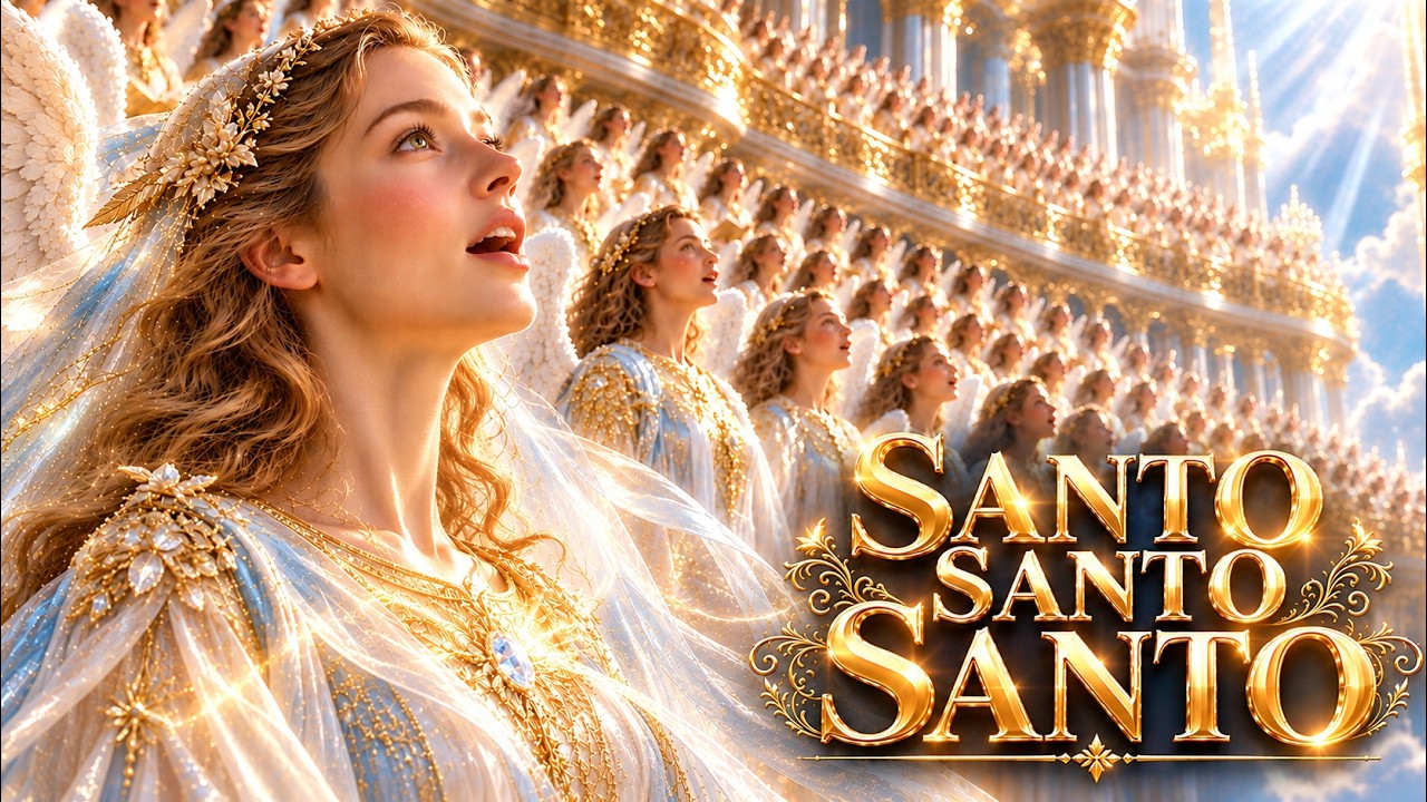 🔥 SANTO, SANTO, SANTO 👑 | LA CANCIÓN QUE SUENA ANTE EL TRONO DE DIOS | Adoración Hebrea Celestial