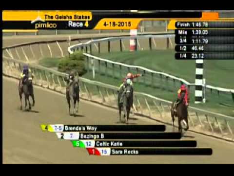 Pimlico 04/18/15 race 4 - Geisha Stakes