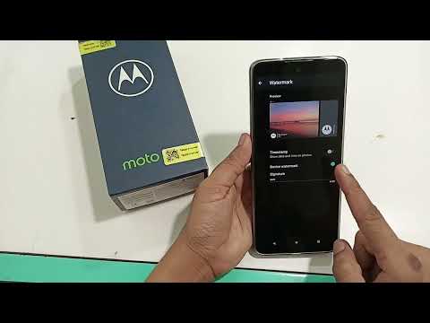Motorola g60 | how to remove camera watermark  |camera watermark kaise hataye