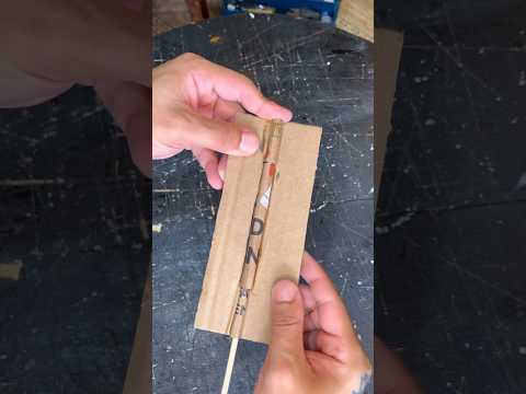 Bisagra de cartón #artesanato #manualidades #cardboard