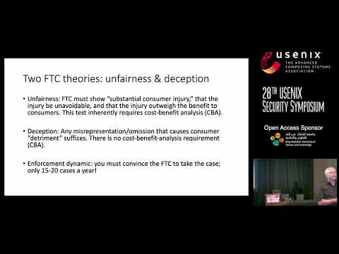 USENIX Security '19 - Security Research and Public Policy