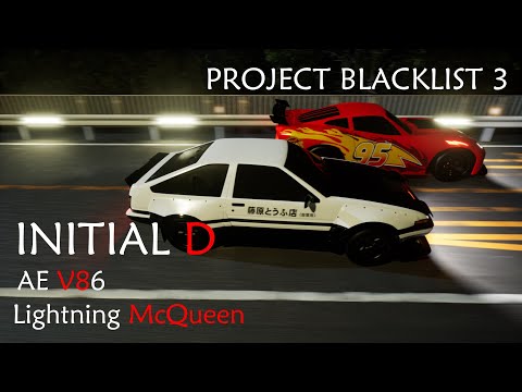 Initial D Project BLACKLIST 3 [Unreal Engine 5 Cinematic]