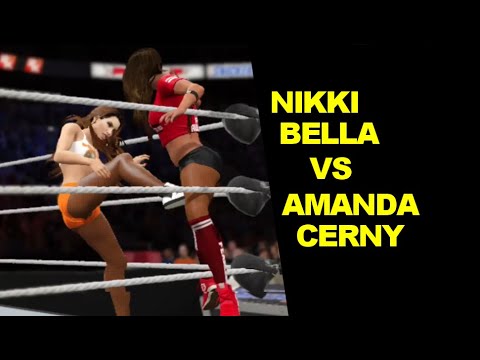 WWE 2K17 Nikki Bella vs Amanda Cerny - No Holds Barred