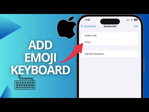 How To Add Emoji Keyboard In iPhone (2024)