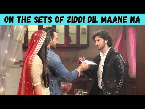 Ziddi Dil Maane Na On Location: Sanjana, Kundan give their wedding card to Sid